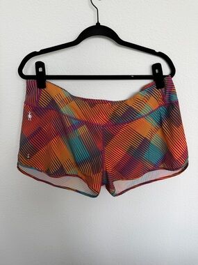 Smartwool Athletic Shorts Large Colorful Outdoorsy